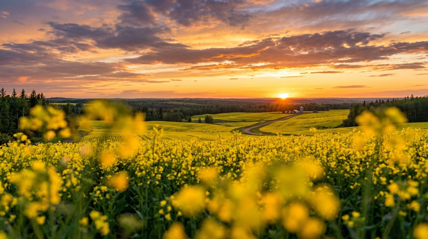 Peace Country landscape